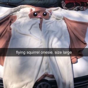 flying squirrel onsie